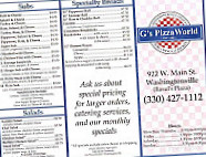 G's Pizza World