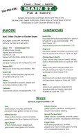 Main Street Brew Pub Eatery