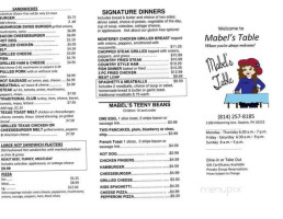 Mabel's Table
