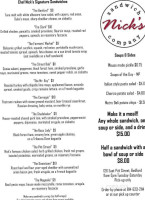 Nick's Sandwich Company