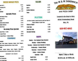 The M&M Sandwich Shop