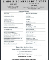 Simplified Meals By Ginger