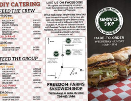 Freedom Farms Sandwich Shop