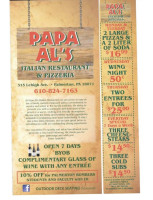 Papa Al's Italian