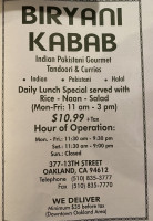 Biryani Kabab Halal Indian And Pakistani Cuisine