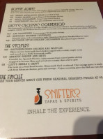 Snifters Tapas Spirits