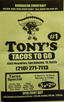 Tony's Tacos To Go