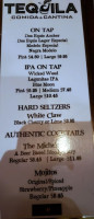 Tequila Comida Cantina