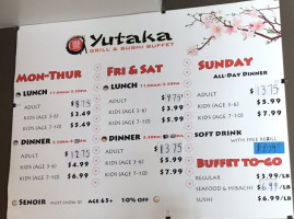 Yutaka Grill Sushi Buffet