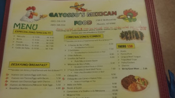 Gayosso's Mexican Food