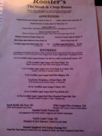 Rooster's Steak And Chop House