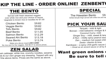 Zen Bento South Apple St