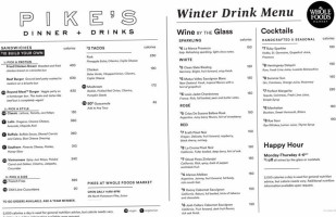 Pike's Dinner Drinks