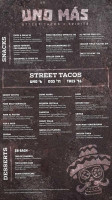 Uno Mas Street Tacos Spirits
